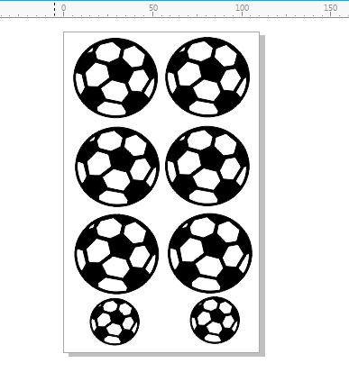 Soccer balls pack of 6